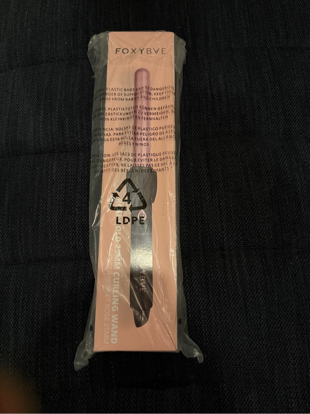 FOXYBae Pink Curling Wand - Smooth Styling for Women